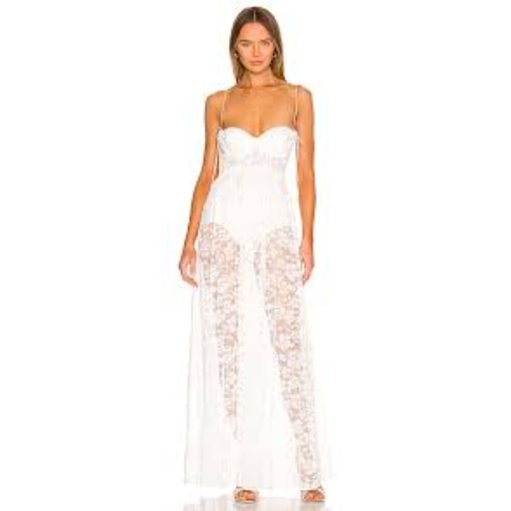 For love and lemons gorgeous sheer lace Lorena maxi